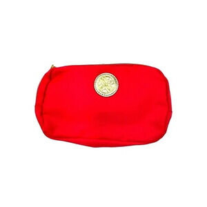 NWT Lilly Pulitzer Jeanie Belt Bag Mizner Red/Coral/Pink with Gold Accents